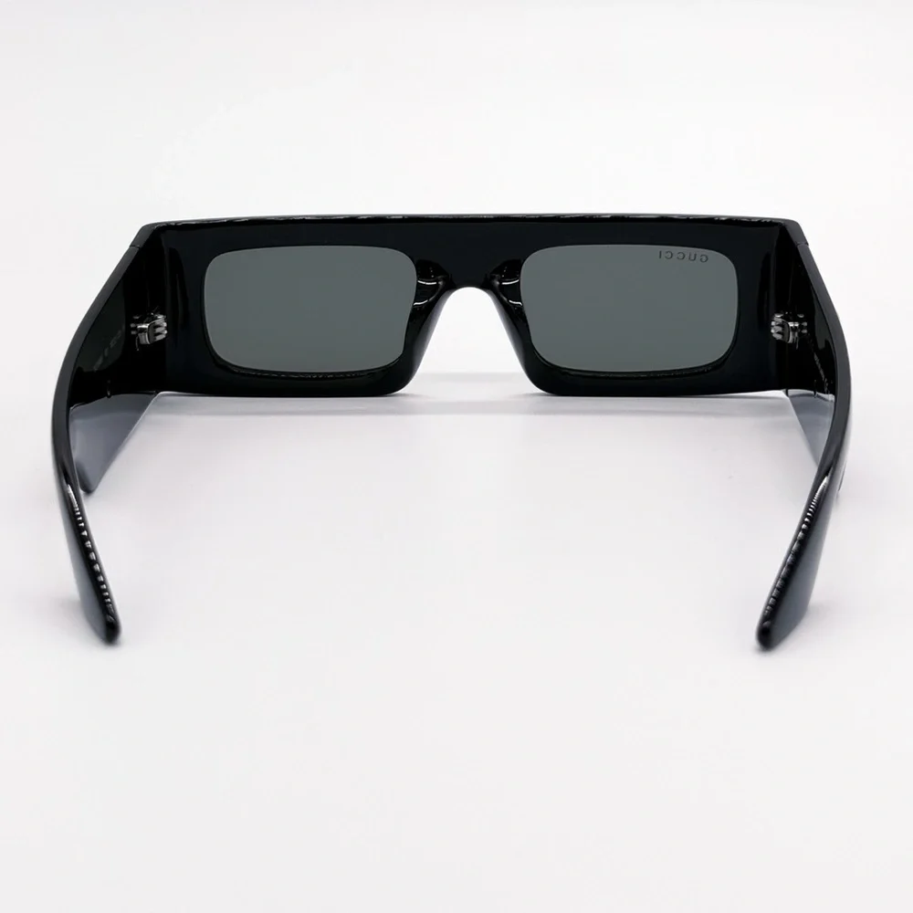 NEW GUCCI GG1646S 001 SQUARE BLACK GREY WOMEN SUNGLASSES GUCCI